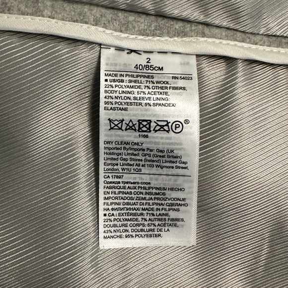 Banana Republic Women’s Gray Coat Mario Bellucci - Picture 13 of 13